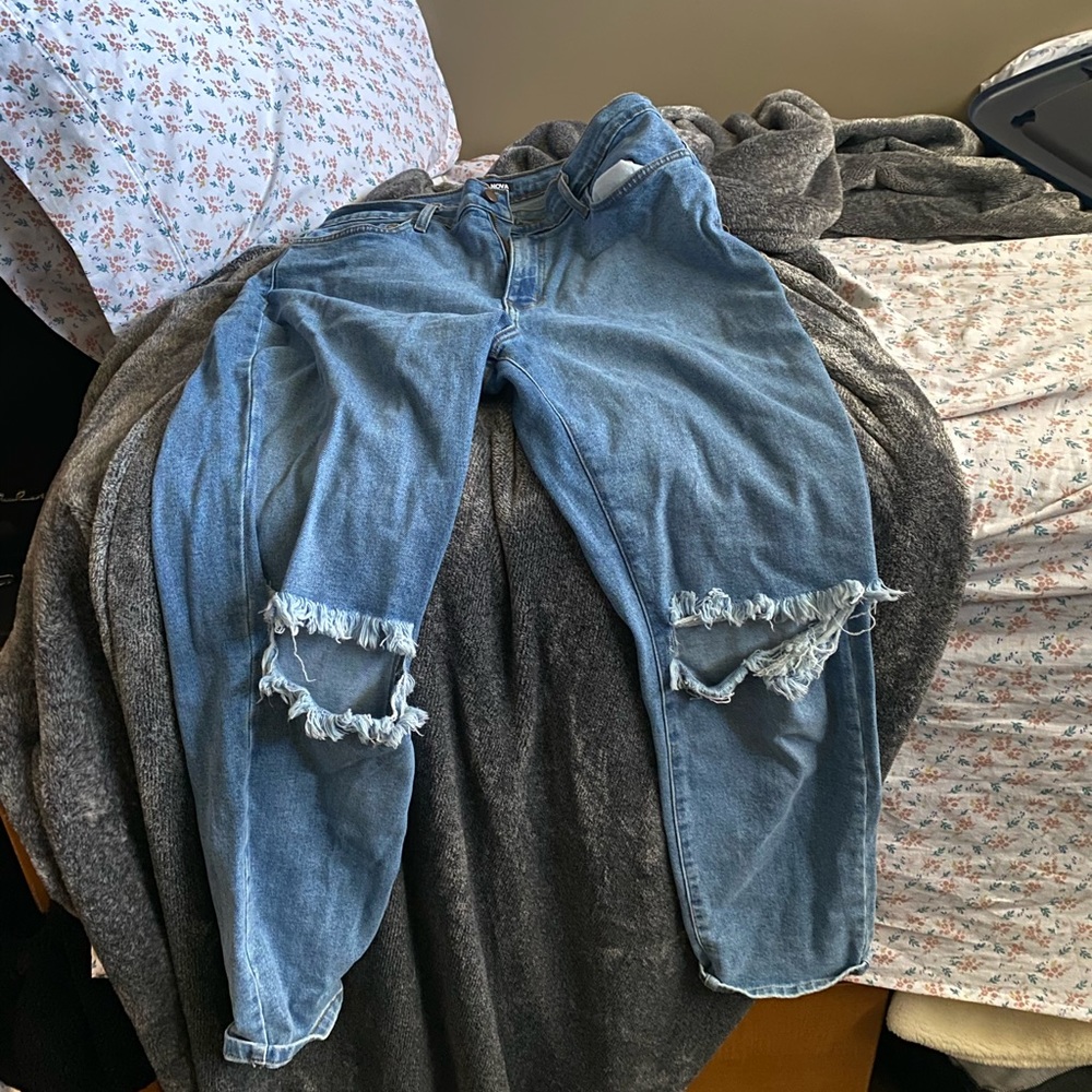 Boyfriend jeans high waisted